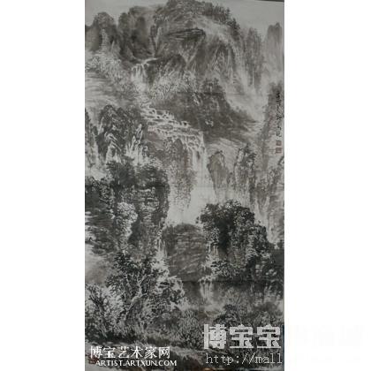 山水 山水画 刘万锐作品 类别: 国画山水作品